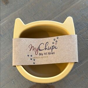 MyChupi Yellow Cat Ear Bowl